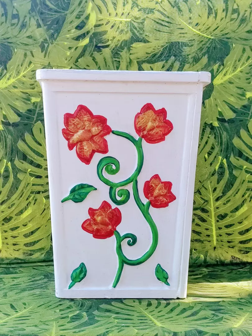 Modelo Flowers (pintado) - Referência 072 Modelo Flowers (pintado) - Referência 072